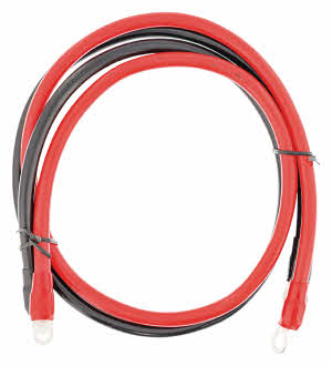 2 x set accu aansluitkabels 16 mm2 80 cm